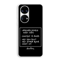 Mijn Motto's: Huawei P50 Transparant Hoesje