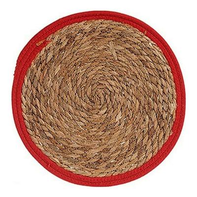Placemat Gift Decor Bruin Rood Natuurlijk 35 x 1 x 35 cm Plastic