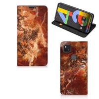 Google Pixel 4a | Standcase | Marmer Bruin
