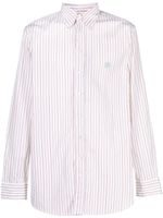 ETRO chemise rayée à logo brodé - Blanc