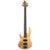 ESP LTD B-204SM LH Spalted Maple Natural Satin linkshandige basgitaar