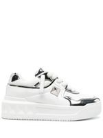 Valentino Garavani baskets One Stud en cuir - Blanc - thumbnail