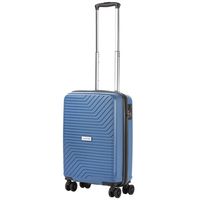 CarryOn Transport Handbagagekoffer 55cm - Handbagage 35 Ltr met USB en OKOBAN - Blauw