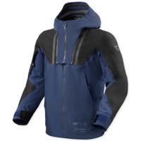 REV'IT! Component 3 H2O Jacket, Textiel motorjas heren, Zwart Donkerblauw
