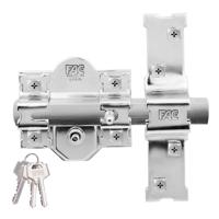 Veiligheidsslot Fac 301-r/80 Nikkel Staal 50 mm 80 mm
