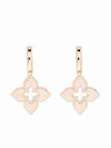 Roberto Coin boucles d'oreilles Venetian Princess en or rose 18ct ornées de diamants