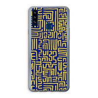 Majorelle Blue Print: Samsung Galaxy A20s Transparant Hoesje