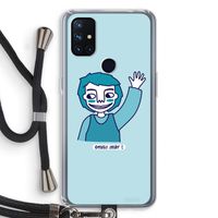Zwaai: OnePlus Nord N10 5G Transparant Hoesje met koord Zwaai: OnePlus Nord N10 5G Transparant Hoesje met koord
