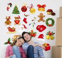 Sticker set kerst kerstmis