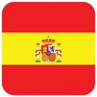 45x Onderzetters voor glazen met Spaanse vlag - Bierfiltjes - thumbnail
