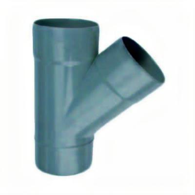 Wavin PVC T-Stuk 45° 110mm - Weerbestendig Montagestuk voor Buiten en Sanitair