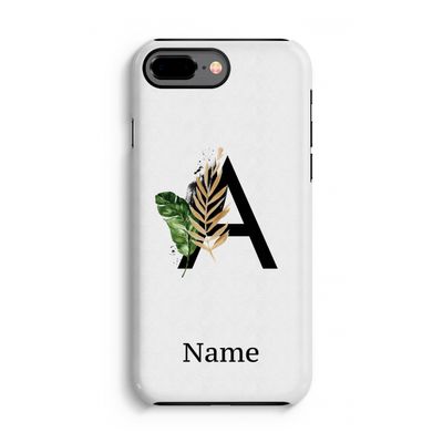 Charcoal Flora: iPhone 8 Plus Tough Case