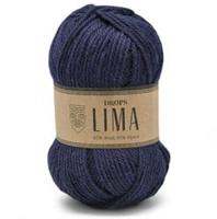 Drops Lima Uni Colour 9016 Navy-blue