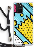 Pop Art #1: Samsung Galaxy S10 Lite Transparant Hoesje met koord