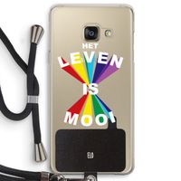 Het Leven Is Mooi: Samsung Galaxy A3 (2016) Transparant Hoesje met koord