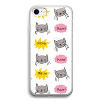 Meow: iPhone SE 2020 Transparant Hoesje