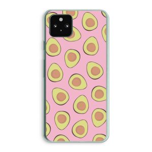 Dancing avocados: Google Pixel 5a 5G Transparant Hoesje
