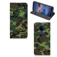 Nokia 5.4 | Hoesje met Magneet | Army Dark