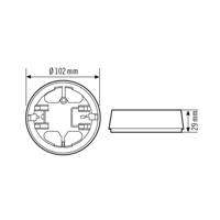 ESYLUX EB10423147 Opbouwdoos Wit ESYLUX EB10423147 Opbouwdoos Wit