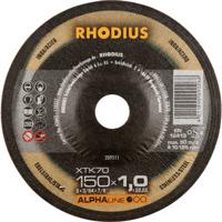 Rhodius 209511 Doorslijpschijf gebogen 150 mm 1 stuk(s) RVS, Staal