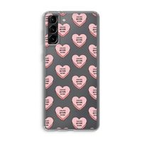 Chicks before dicks: Samsung Galaxy S21 Plus Transparant Hoesje