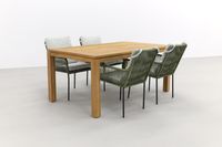 Teresa green/Rome brown 170 cm. tuinset - 5-delig Teresa green/Rome brown 170 cm. tuinset - 5-delig