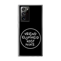 Vriendelijkheid: Samsung Galaxy Note 20 Ultra / Note 20 Ultra 5G Transparant Hoesje