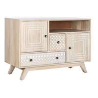 Dressoir DKD Home Decor Wit Natuurlijk Mangohout 115 x 42 x 75 cm