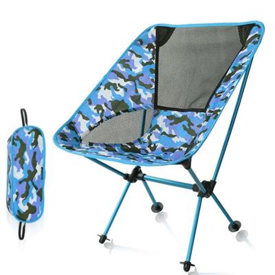 Outdoor camouflage draagbare vouwen Camping stoel licht vissen strandstoel luchtvaart aluminiumlegering rugleuning fauteuil