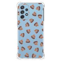 Doorzichtige Silicone Hoesje voor Samsung Galaxy A73 Poep Emojis