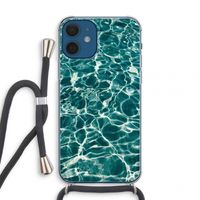 Weerkaatsing water: iPhone 12 mini Transparant Hoesje met koord