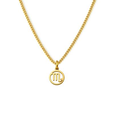 Minimalistische sterrenbeeld ketting - Stainless steel - Goud - Schorpioen - Scorpius