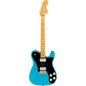 Fender American Professional II Telecaster Deluxe MN Miami Blue elektrische gitaar met koffer