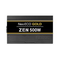 Antec NE500G Zen power supply unit 500 W 20+4 pin ATX ATX Zwart - thumbnail