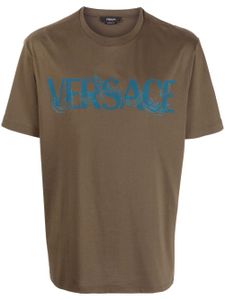 Versace t-shirt à imprimé Barocco Silhouette - Vert