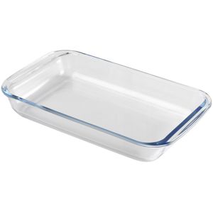 Chef Traiteur Ovenschaal van borosilicaat glas - rechthoek - 2.2 Liter - 35 x 20 x 5 cm