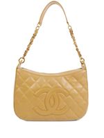 CHANEL Pre-Owned sac porté épaule à matelassage à losanges CC (2005) - Tons neutres