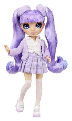 Rainbow High Junior High Fashion Doll - Violet willow
