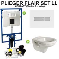 Plieger Flair Compact Amica set 11 Wit/ Matchroom (Meerprijs €30,00)