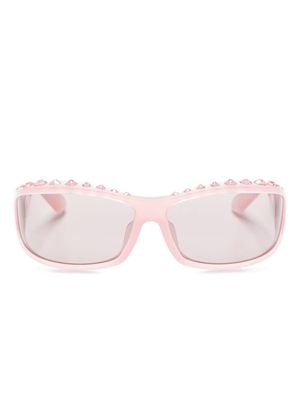 Swarovski Eyewear lunettes de soleil à monture pilote - Rose
