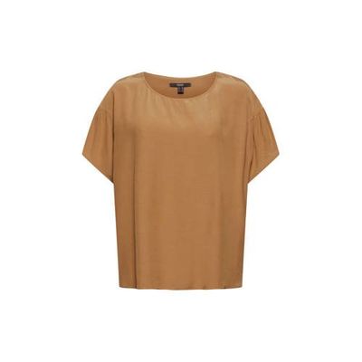 ESPRIT Women Collection top met ruches camel ESPRIT Women Collection top met ruches camel