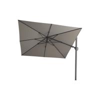 Platinum Challenger Zweefparasol T2 premium - 3x3 m. Manhattan Grey - thumbnail