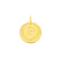 Imotionals Ronde Kettinghanger Letter P Goud Imotionals Ronde Kettinghanger Letter P Goud