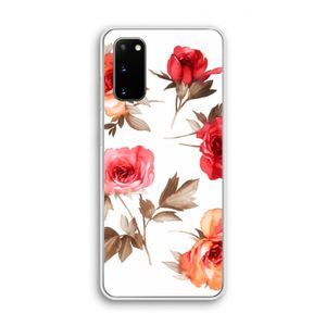 Roosjes: Samsung Galaxy S20 Transparant Hoesje