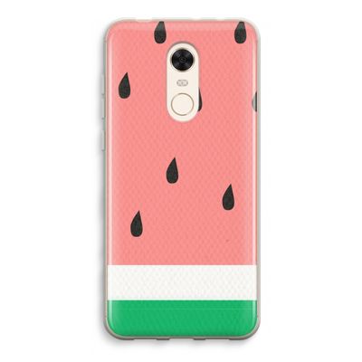 Watermeloen: Xiaomi Redmi 5 Transparant Hoesje