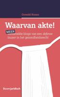 Waarvan akte! (Paperback)