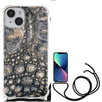 iPhone 14 Case Anti-shock Krokodillenprint