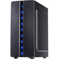 Inter-Tech Thunder tower behuizing 2x USB-A 2.0, USB-A 3.2 (5 Gbit/s), 2x Audio, Window-kit - thumbnail