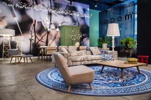 Moooi Carpets - Delft Blue Plate - 350 rond Vloerkleed