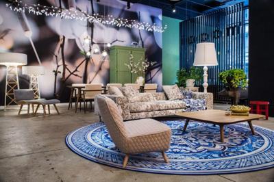 Moooi Carpets - Delft Blue Plate - 350 rond Vloerkleed